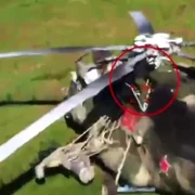 Elicoptere lovite în regiunea rusa Voronej FOTO Captura jpg