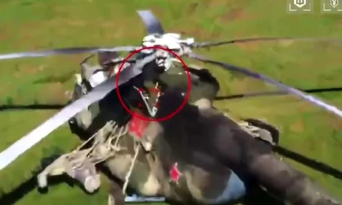 Elicoptere lovite în regiunea rusa Voronej FOTO Captura jpg