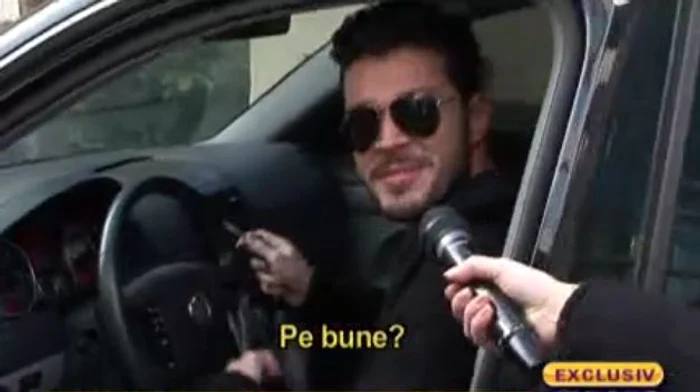 
    Victor Slav a reacţionat foarte bine la propunerea Mihaelei Coposciuc (captură Antena 1)  