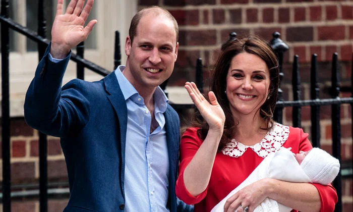 Kate Middleton William și Louis după naștere GettyImages 950373930 jpg