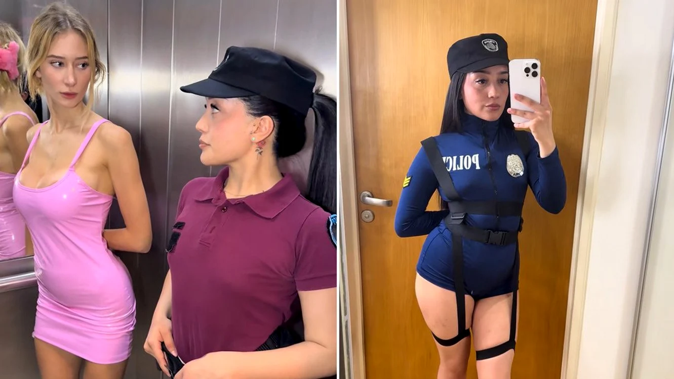 Tânăra polițistă a fost suspendată FOTO: X