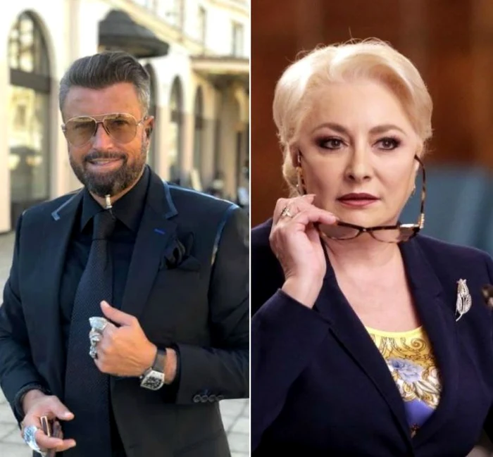 Cătălin Botezatu are numai cuvinte de laudă despre stilul vestimentar al Vioricăi DăncilăFoto: colaj Facebook