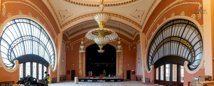 Interiorul Cazinoului este aproape finalizat FOTO: Facebook/Vergil Chițac