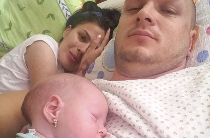 Cristina Manea a fost diagnosticată cu sarcom alveolar de părţi moi după ce a adus pe lume o fetiţă  Arhiva personală Facebook a familiei