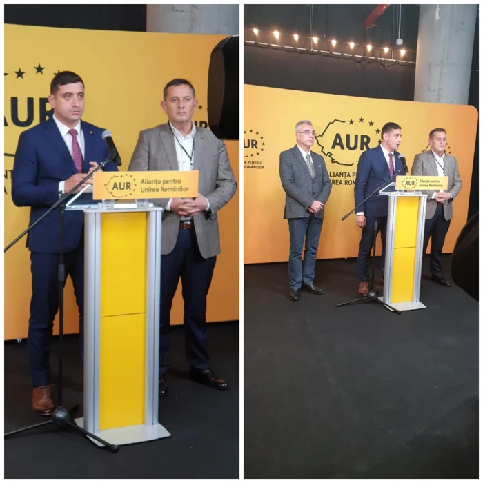 George Simion a reclamat fraude înregistrate de-a lungul zilei FOTO: colaj Adevărul
