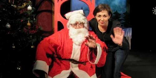 Mos Crăciun şi Nicoleta Bunaru