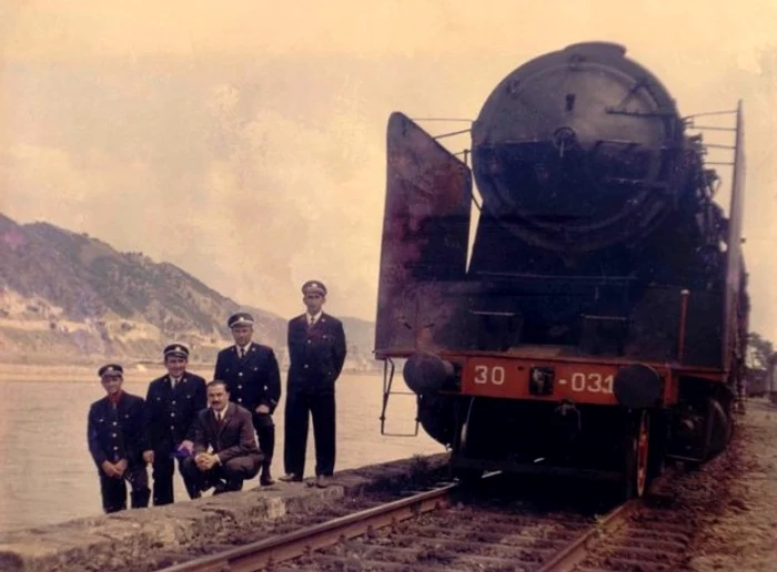 Locomotiva de la Porțile de Fier. Foto Centrul cultural Kladovo