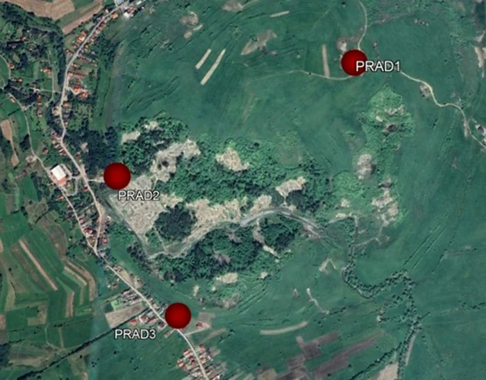 Dispunere celor trei staţii seismice. FOTO: Facebook INCDFP