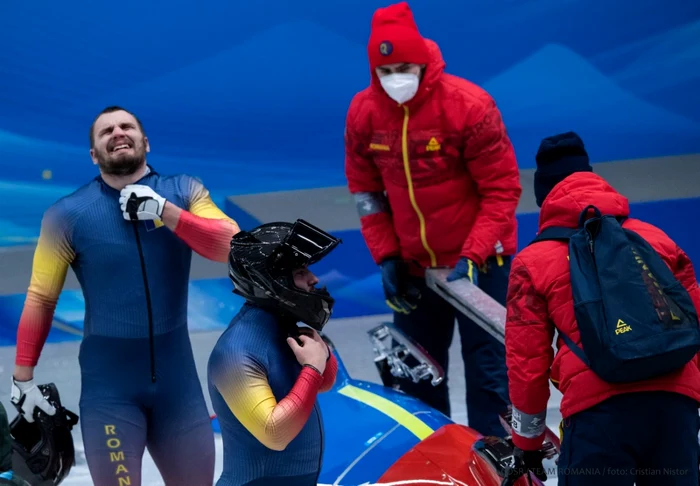 Echipa de Bob a României. FOTO Comitetul Olimpic si Sportiv Roman