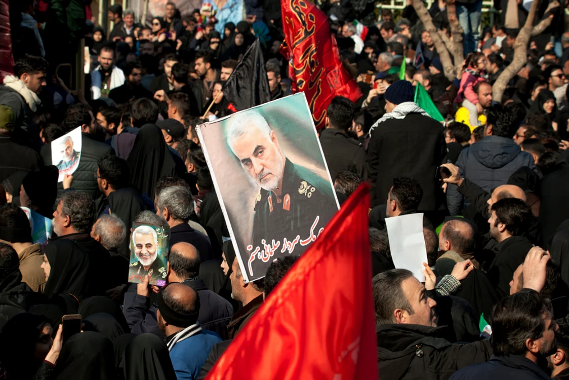 Funeraliile generalului Qassem Suleimani, asasinat de SUA în 2020 FOTO Shutterstock