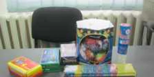 Arsenal de materiale explozive confiscat la Horezu