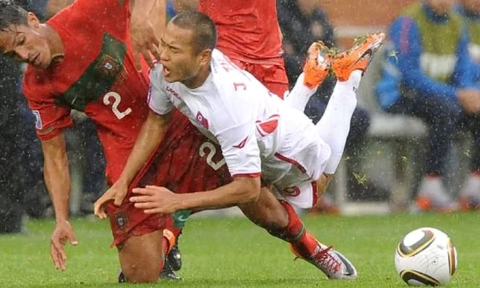 VIDEO Fotbaliştii nord coreeni ar putea ajunge într o carieră de piatră jpeg