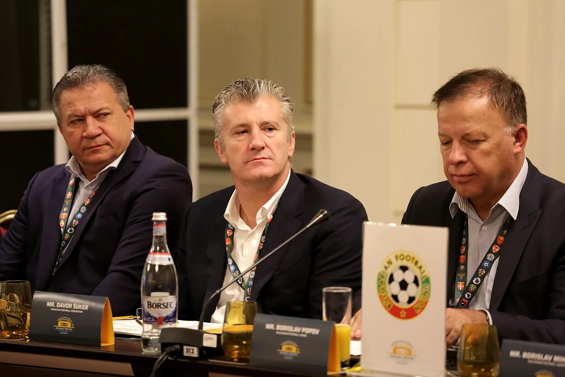 Fostul atacant croat, Davor Suker, a fost prezent în capitala României
