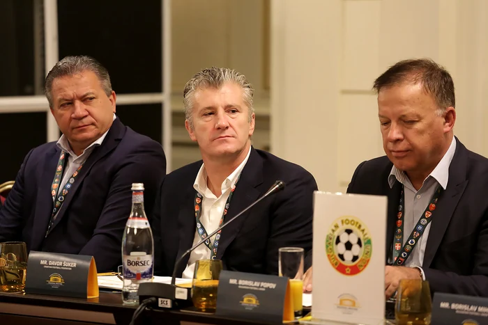 Fostul atacant croat, Davor Suker, a fost prezent în capitala României