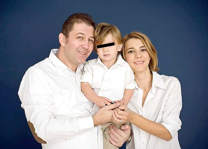 Cristian Gheorghiță, cu soția și fiul