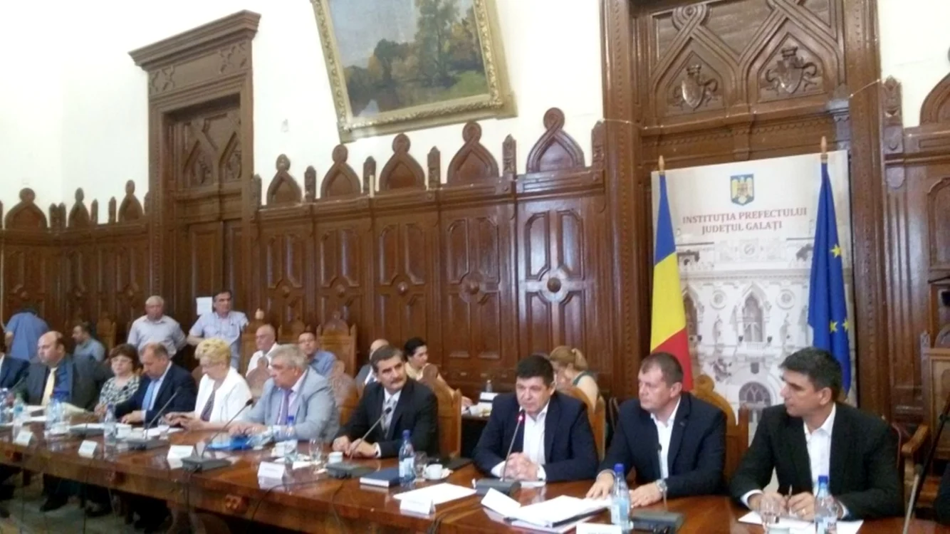 Imagine de la şedinţa de constituire a CJ Galaţi FOTO C Crângan