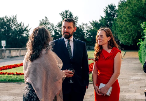 Alina-Maria și Nicolae al României la Belgrad. FOTO: Casa Regală a Serbiei
