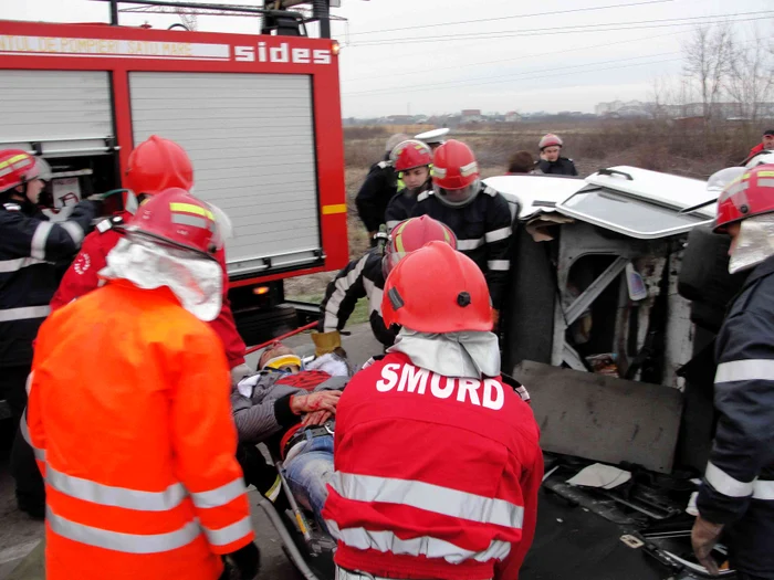 Accident violent la Amaţi