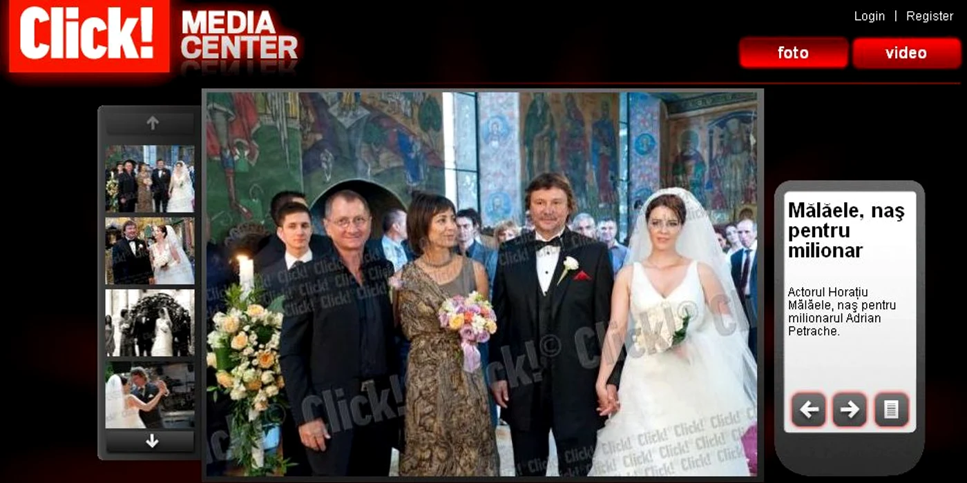 Mădălele, naş pentru Adrian Petrache