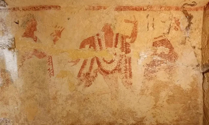 descoperire arheologica importanta un mormant pictat de etrusci acum 2 500 de ani cu o scena unica a fost gasit in italia 952173 jpg