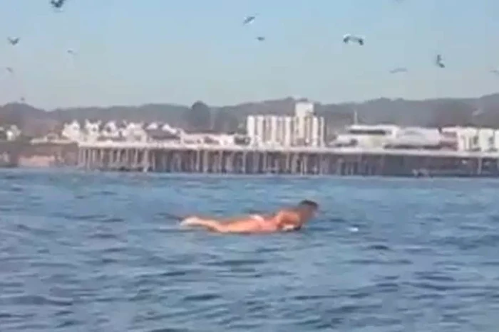 
    Era cat pe ce sa fie inghitita de o balena  