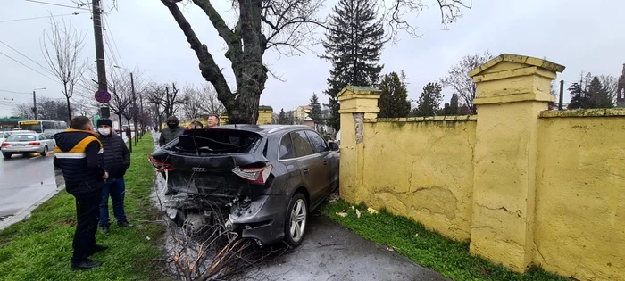 accidentul de pe Calea Aradului FOTO Facebook/Info Trafic Timiş