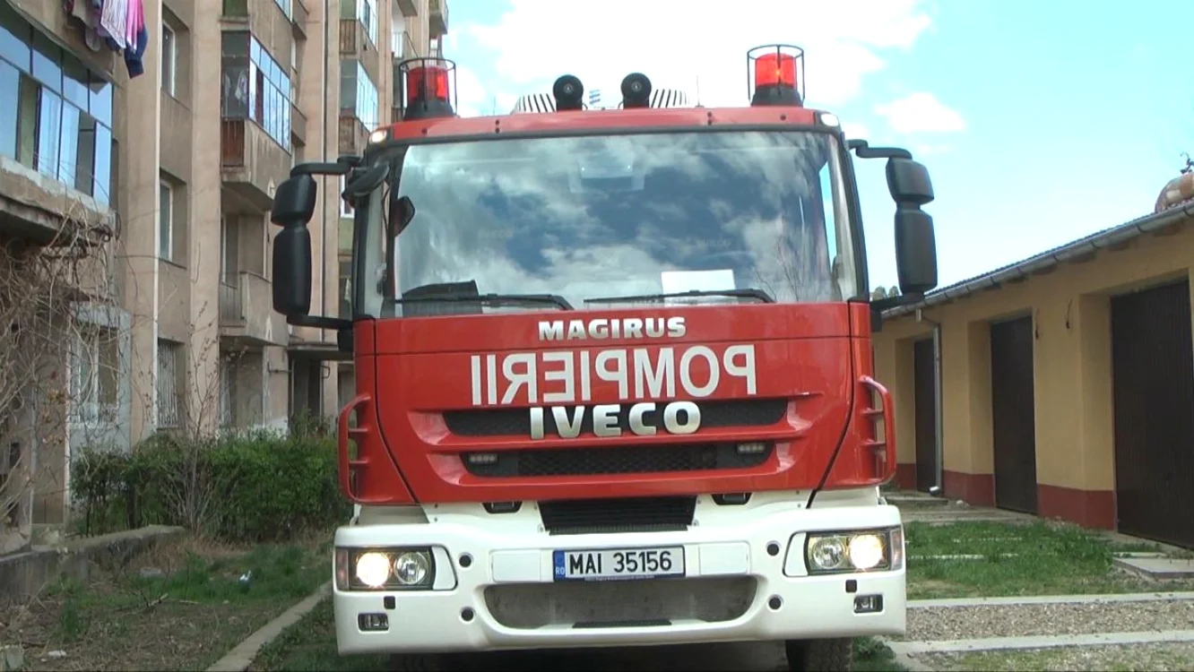 O autospecială a ajuns la faţa locului. FOTO: ADEVĂRUL