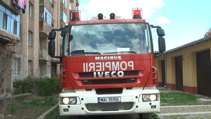 O autospecială a ajuns la faţa locului. FOTO: ADEVĂRUL