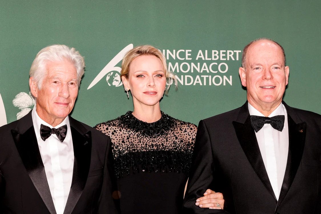 Prințul Albert al II lea de Monaco și Prințesa Charlene cu Richard Gere, Profimedia (2) jpg