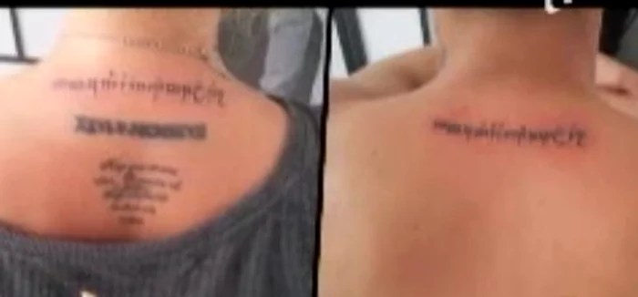 simona trasca, sergiu barboni, tatuaje identice