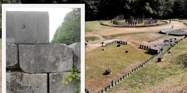 sarmizegetusa regia vandalizata foto daniel guta adevarul