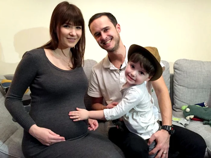 Şerban are un băieţel de patru ani, iar soţia lui Roxana este însărcinată din noufoto: arhiva personală