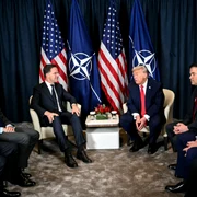 Trump discută cu Mark Rutte NATO alături de Marco Rubio FOTO AFP