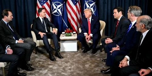 Trump discută cu Mark Rutte NATO alături de Marco Rubio FOTO AFP