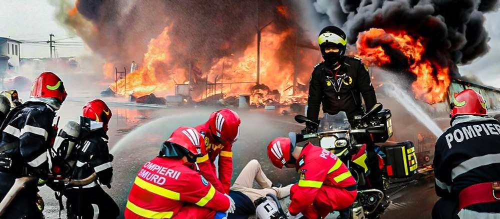 Incendiu la Parchetul Vaslui. O angajată a dat foc unor acte şi ar fi încercat să se sinucidă