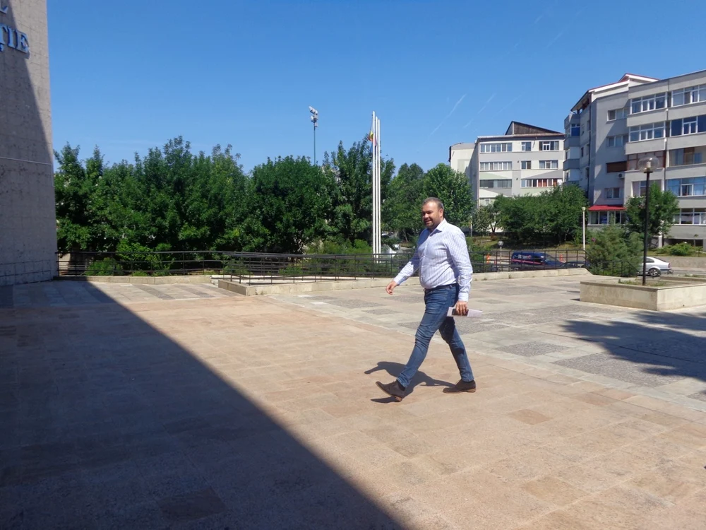 Vâlcov a venit astăzi la proces, dar avocaţii săi au cerut recuzarea judecătoarei FOTO: Alina Mitran