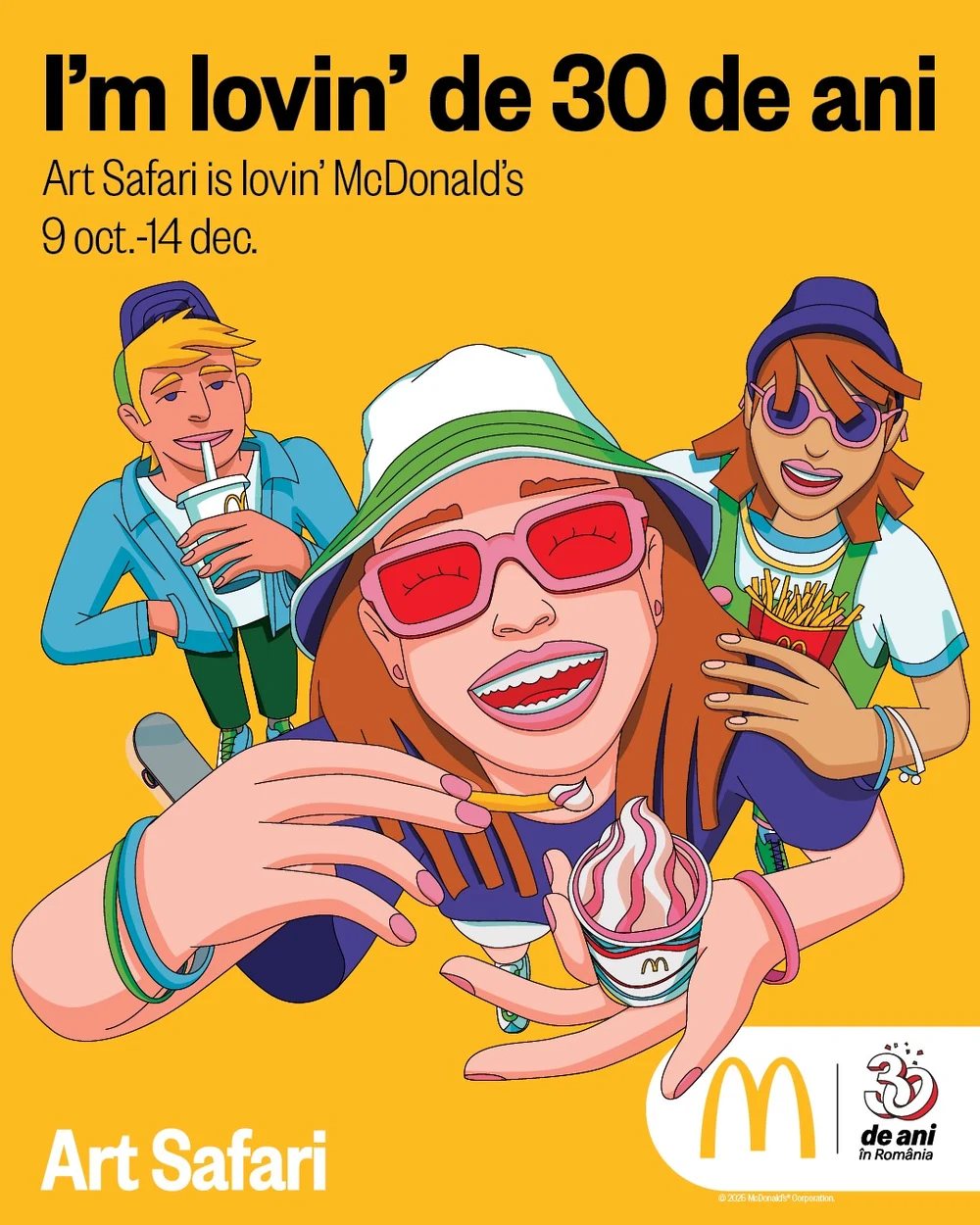 30 de ani de McDonald’s în România prin ochii artiștilor români