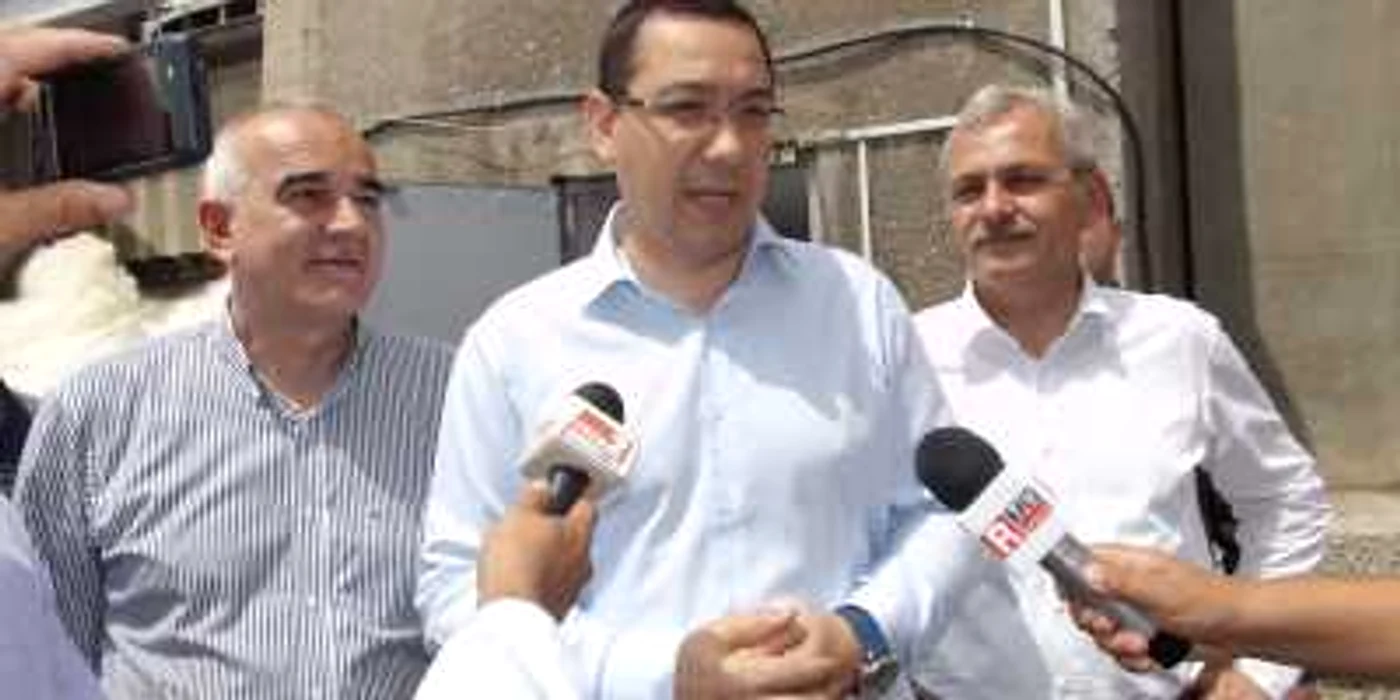 Victor Ponta la barajul Porţile de Fier I FOTO Corina Macavei