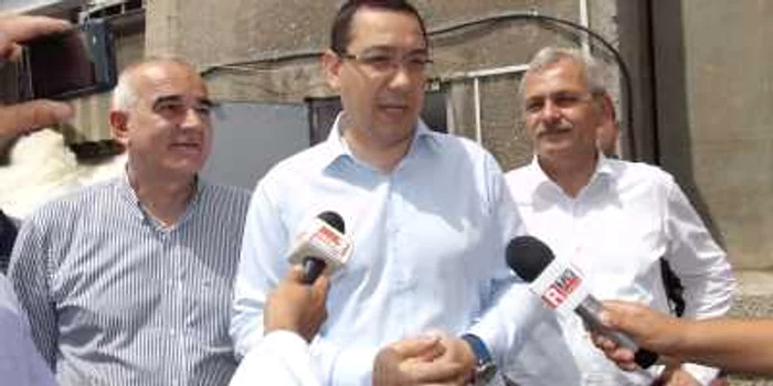 Victor Ponta la barajul Porţile de Fier I FOTO Corina Macavei