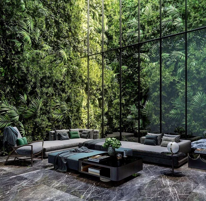 Interior de casă biofilă FOTO pinterest