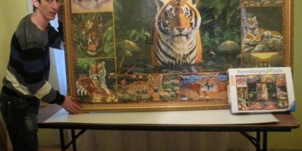 Puzzle de 5.000 de piese, descifrat în şase luni