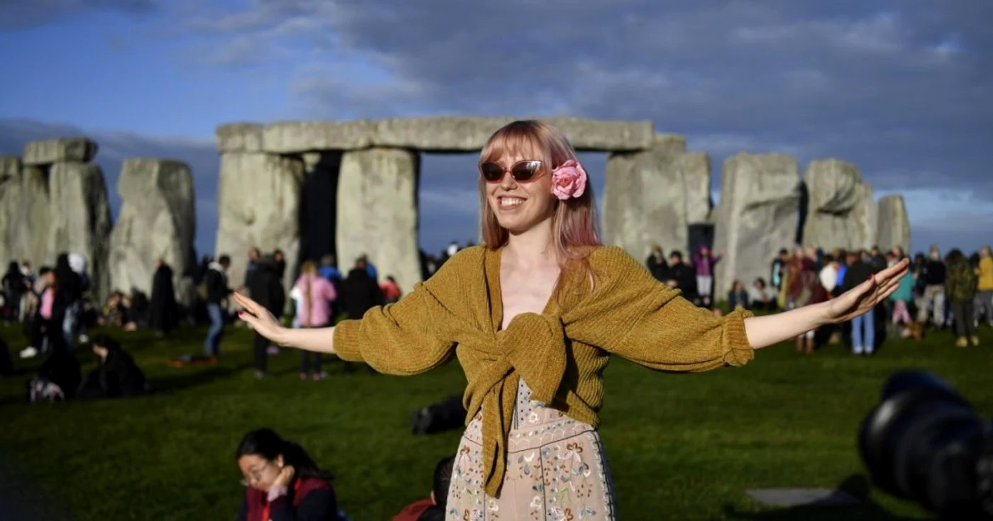 Solstiţiul de vară la Stonehenge FOTO EPA