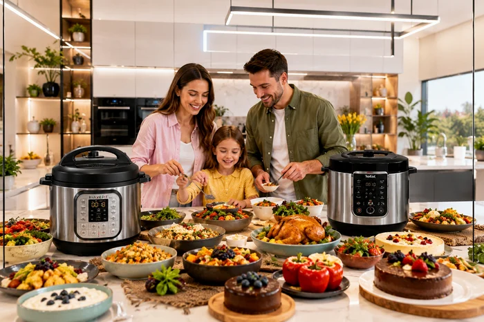 Familie degustă preparate gătite cu Instant Pot și Tefal-fruntașe Top5 multicookere 2026/DMSAdevărul