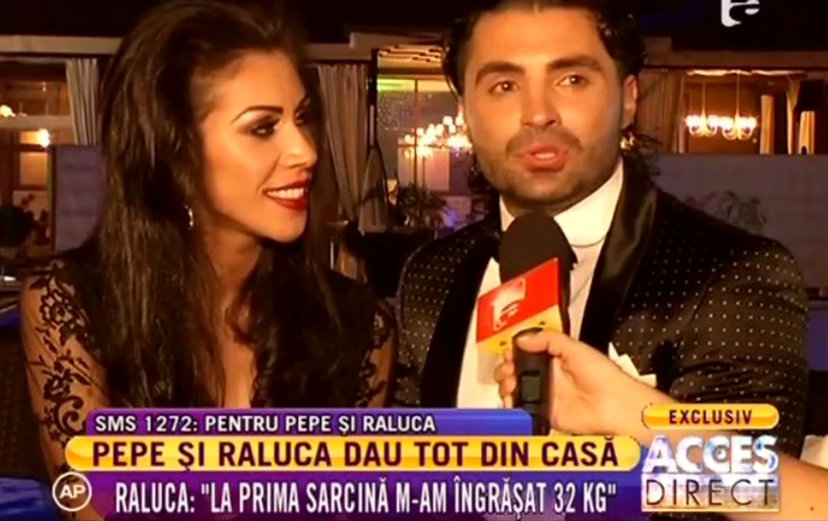 
    Pepe a cunoscut-o pe Raluca la scurt timp după ce a divorţat de Oana ZăvoranuSursă foto: captură Antena1  