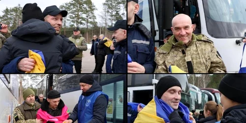 prizonieri ucraineni eliberati foto X Volodimir Zelenski jpg