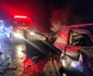 Accident rutier pe DN67 la Stoeneşti - Vâlcea cu patru victime printre care şi un copil de patru ani Foto ISU Vâlcea 1