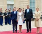 Klaus Iohannis și Carmen Iohannis la Palatul Elysee înaintea ceremoniei de deschidere a Jocurilor Olimpice de la Paris. FOTO: Administrația Prezidențială