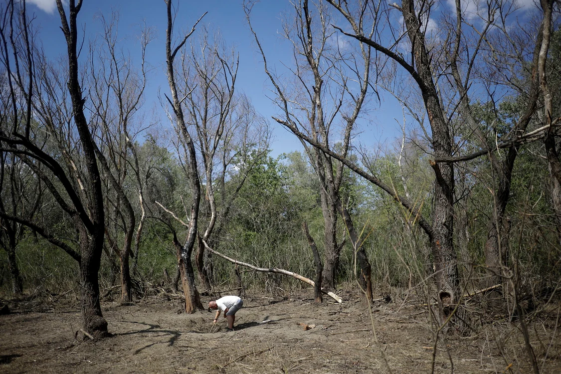 Au fost găsite mai multe fragmente de dronă în Tulcea în ultimele luni Foto: Inquam Photos/Arhivă