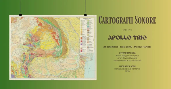 Cartografii Sonore: Recital Apollo Trio la Muzeului Hărților