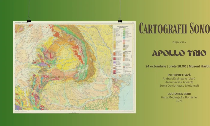 Cartografii Sonore: Recital Apollo Trio la Muzeul Hărților